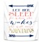 Let Her Sleep Coral Navy Gold by Wall + Wonder  Wall Tapestry - Americanflat